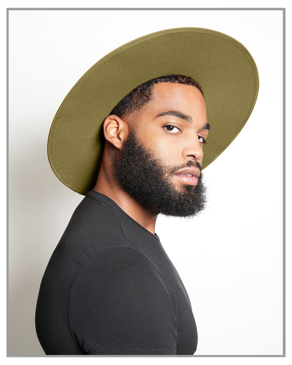 MossGreenFedoraHat2_1200x1200.  display picture 1