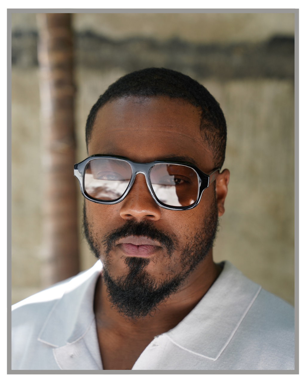 Vintage Black Square Sunglasses – Retro Transparent Frame with Brown Tinted Lenses (Copy)