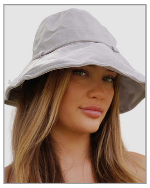 Gray Canvas Bucket Hat - truthBlack