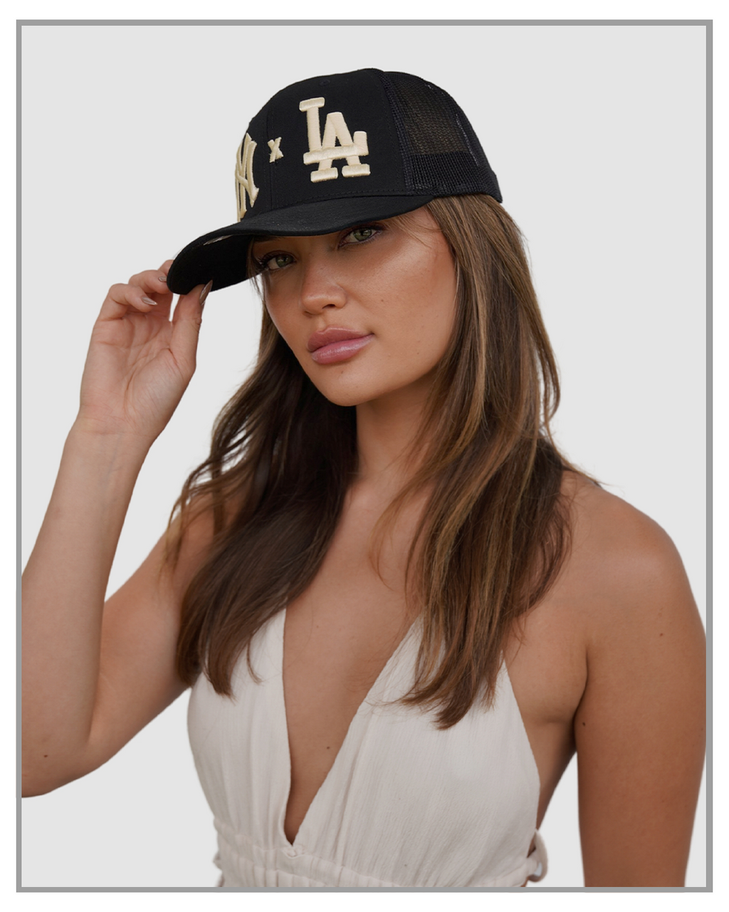 Off White NY X LA Trucker Hat