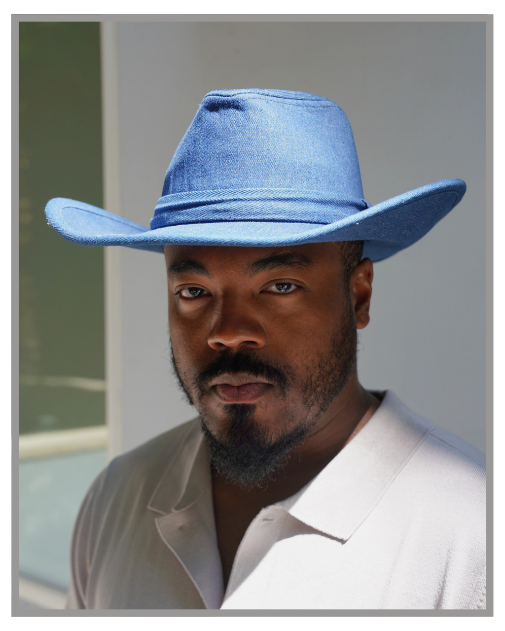 Denim Blue Cowboy Hat