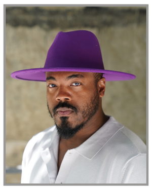 Purple Fedora Hat