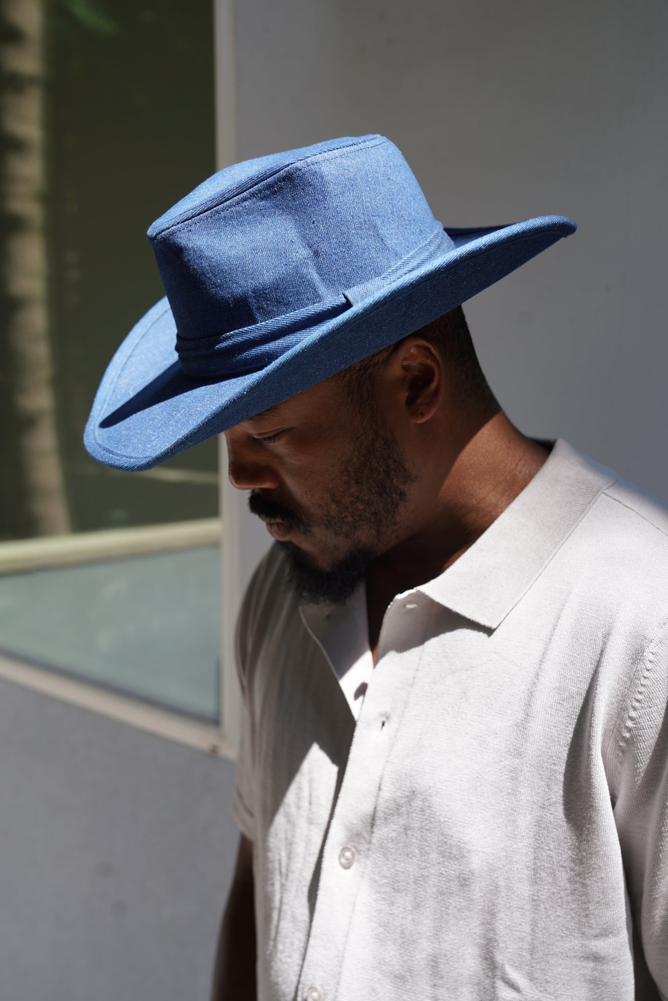 Denim Blue Cowboy Hat