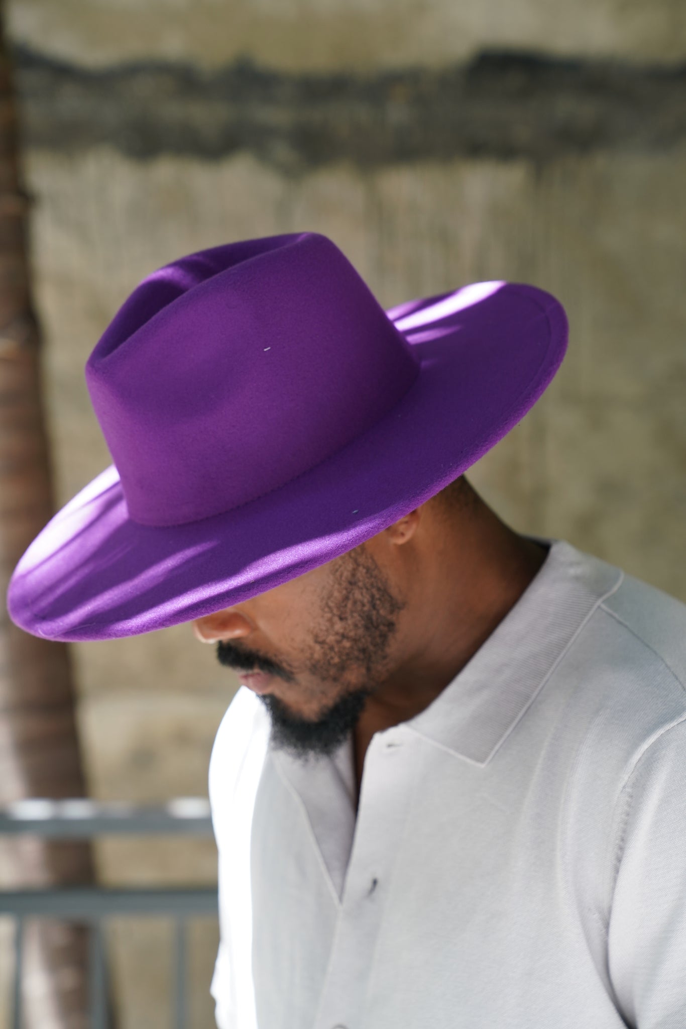 Purple Fedora Hat