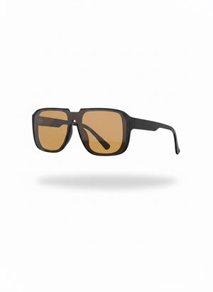 Retro Brown Square Sunglasses | Unisex Oversized Shades 