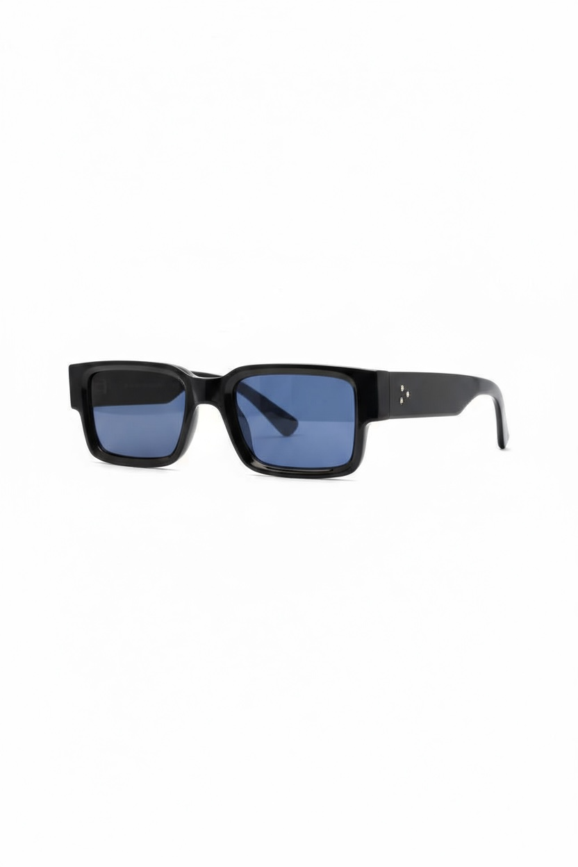 Blue Tint Rectangular Frame Sunglasses| Unisex Sunglasses | UV400 Streetwear Eyewear