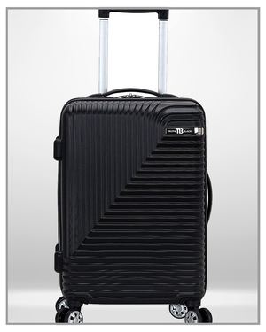 Black Rockland X Truth Black Limited Collaboration Star Trail Hardside Spinner Wheel Luggage Carry-On 20-Inch