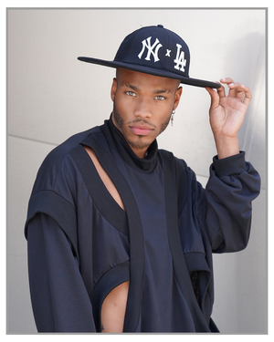 Hybrid Baseball Cap Fedora NY x LA - Polyester Brim - truthBlack