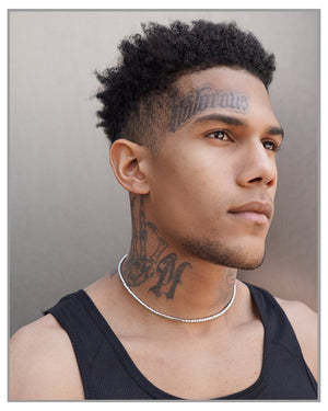 Silver Bead Choker - truthBlack
