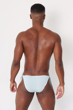 Men's Tie Side Powder Blue Bikini - truthBlack