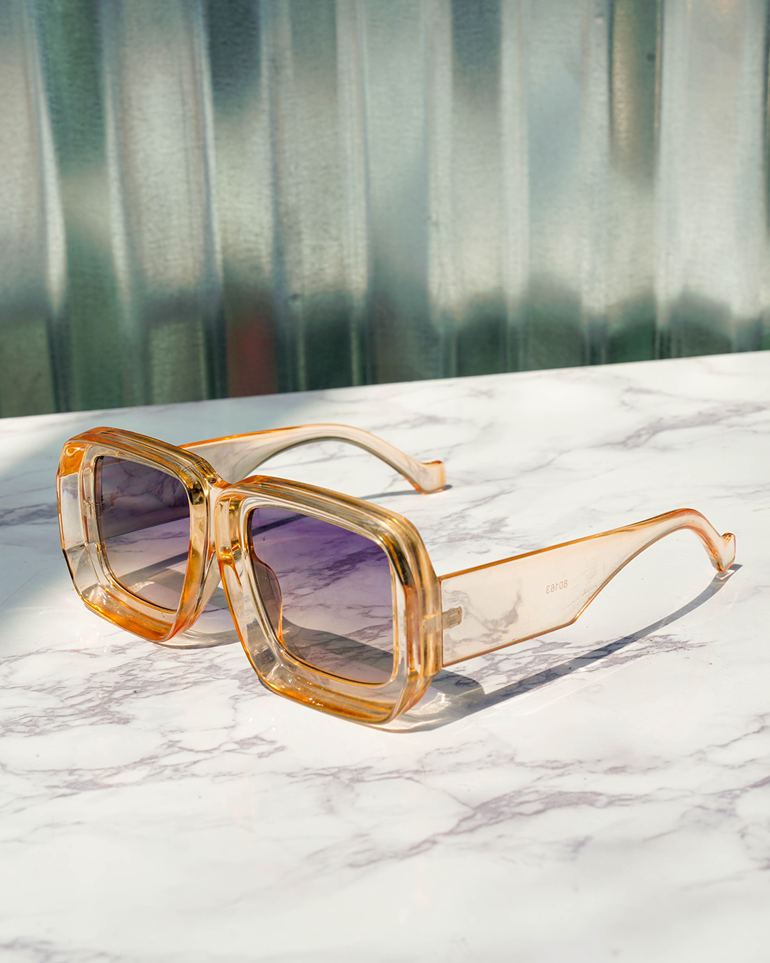 Bora Bora Summer Oversize Sunglasses in Rose - truthBlack