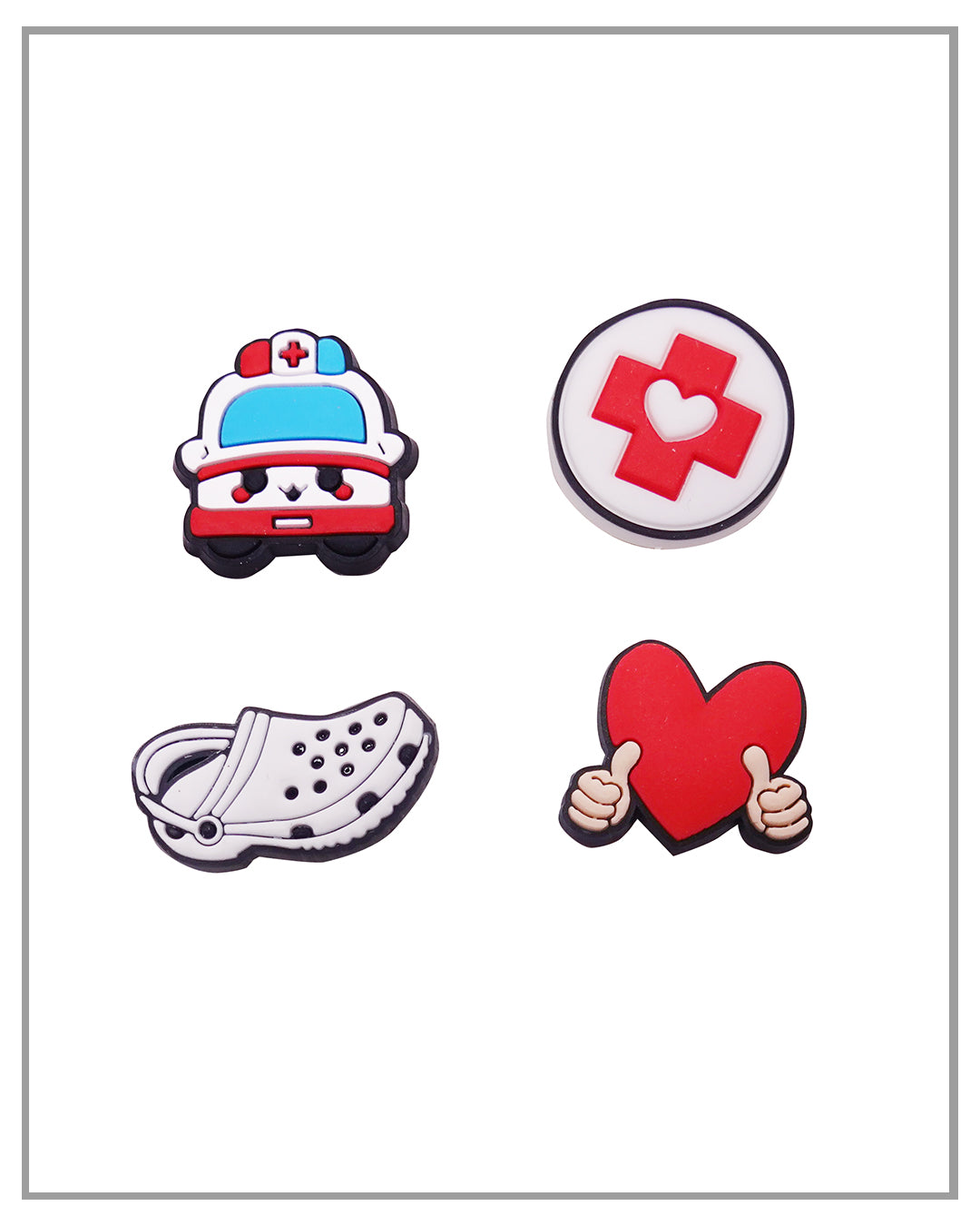Hospital Croc Jibbitz ( 4pcs/Pack )