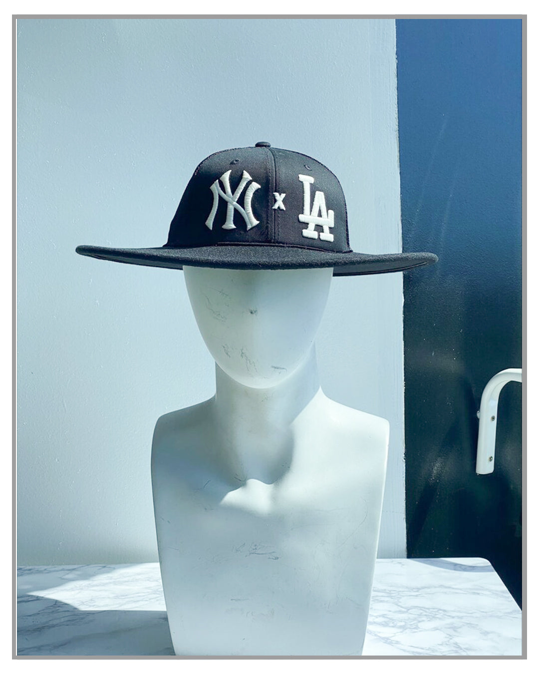 Hybrid Baseball Cap Fedora NY x LA - Polyester Brim