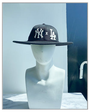 Hybrid Baseball Cap Fedora NY x LA - Polyester Brim