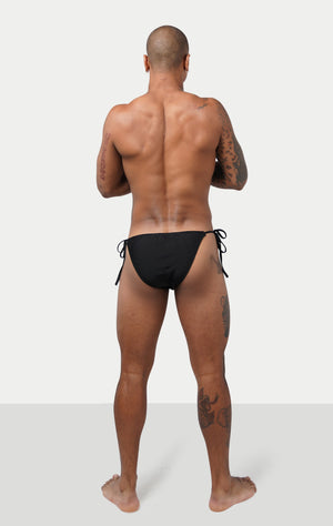 Men's Tie Side Bikini - truthBlack