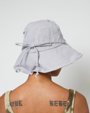 Gray Canvas Bucket Hat - truthBlack